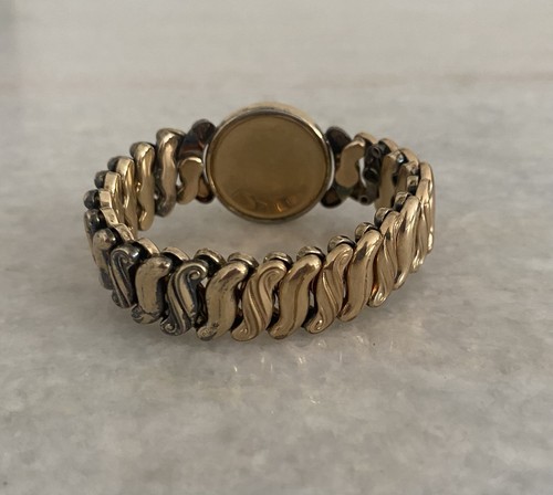 WWII Sweetheart Phoenix Speidel Made Gold Filled Expandable Bracelet - Bild 6 von 9