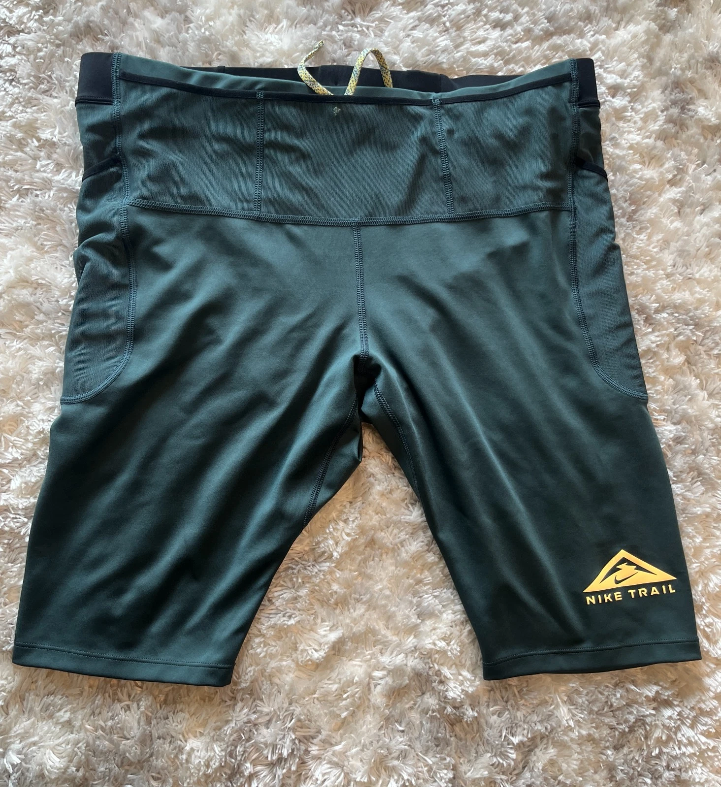 Nike Trail Shorts Green Men’s XXL Running Athletic Compression