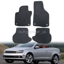 New For 2007-2016 Volkswagen Eos Front Rear Floor Mats Carpet Waterproof Velour