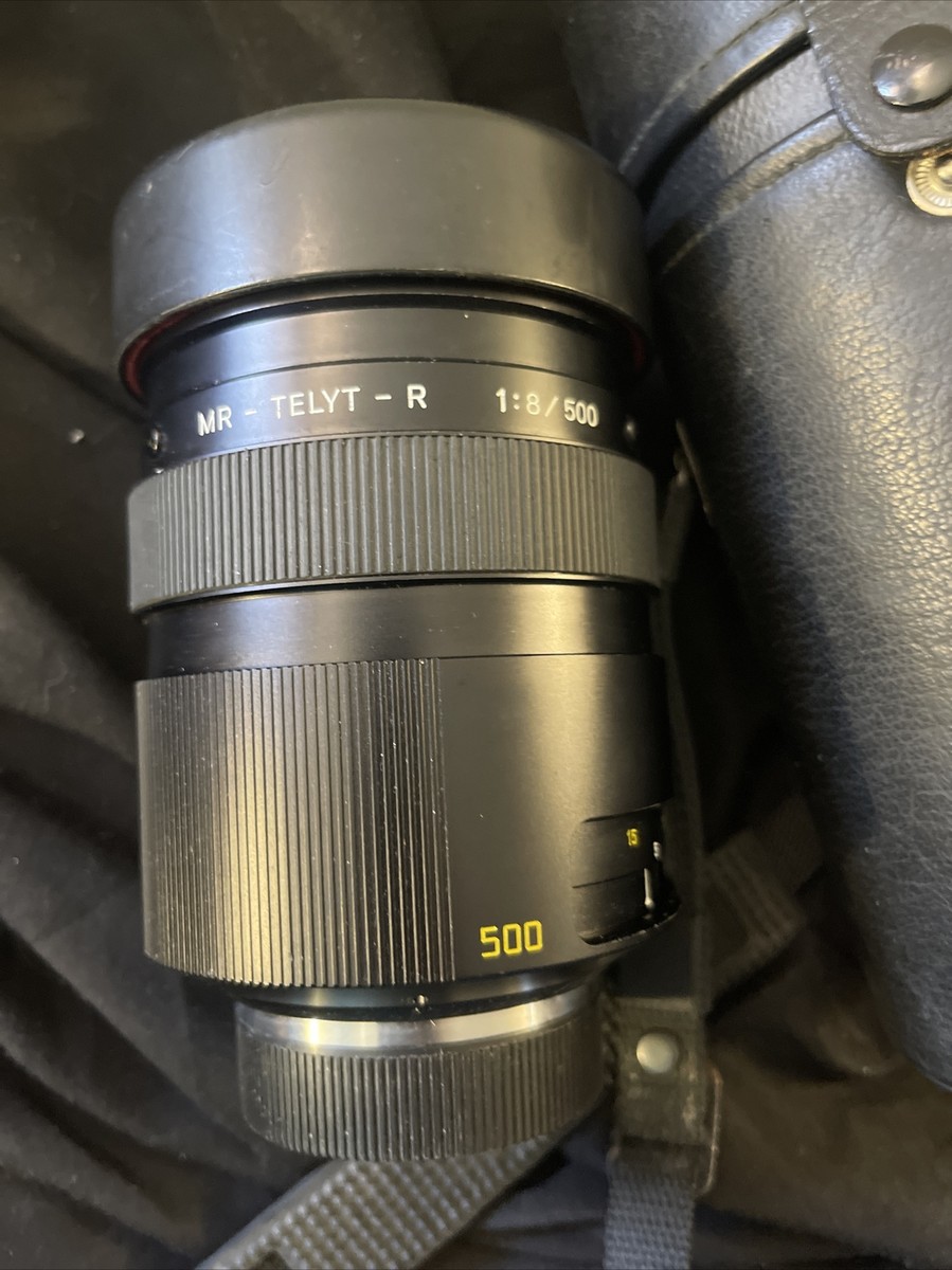Leitz 500mm f8 MR-Telyt-R Mirror Lens Leica R Mount W/ Case Leitz 500mm f8 MR-Telyt-R Mirror Lens Leica R Mount W/ Case