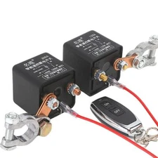 24V12V120A200A250A Battery Switch Relay Wireless Remote Control Disconnect Cut