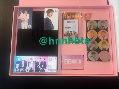 BTS World OST Limited Edition Includes Magnets, Photocards, Poster