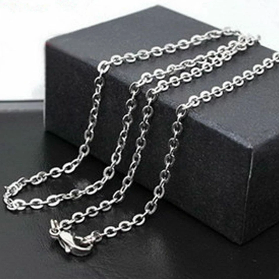 FAIRY MOON SUN FANTASY YANG photo pendant Silver 20" necklace FREE gift box  - Image 2 of 4