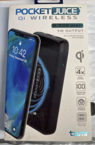 Pocket Juice Qi Wireless Charger 8,000 mAh - Picture 1 of 2