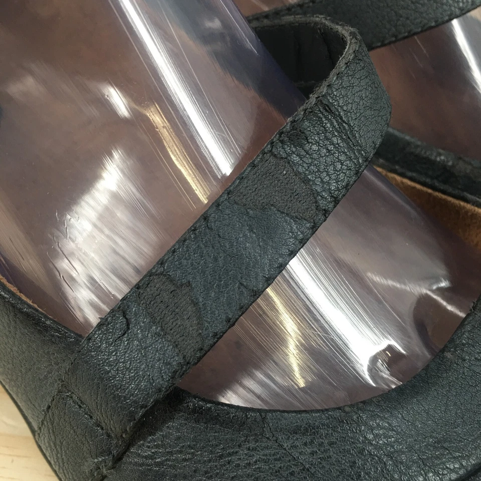 Kim Rogers Shoes Womens 9.5 M Irene Slip On Mary Jane Flats Blue Faux Leather - Image 4 of 4