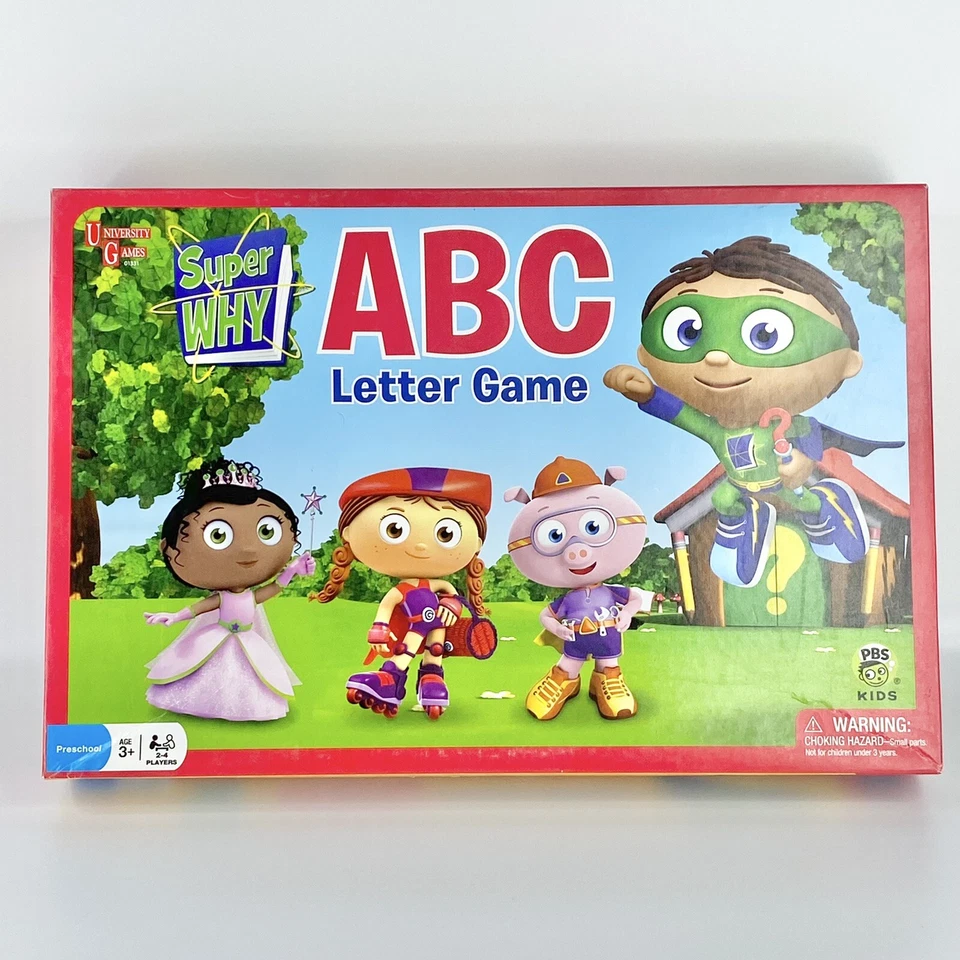 PBS Kids Super Why ABC Letter Board Game Complete 2009 Ages 3+, 2-4 Players - Image 2 of 4