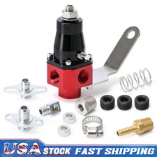 Inline Fuel Pressure Regulator Adjustable Fpr Efi Kit 3-65psi 3 Port 38 Npt