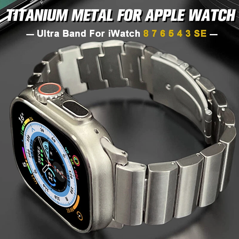 Apple Watch Band Stainless Steel  Iwatch Ultra Watch Band Luxury