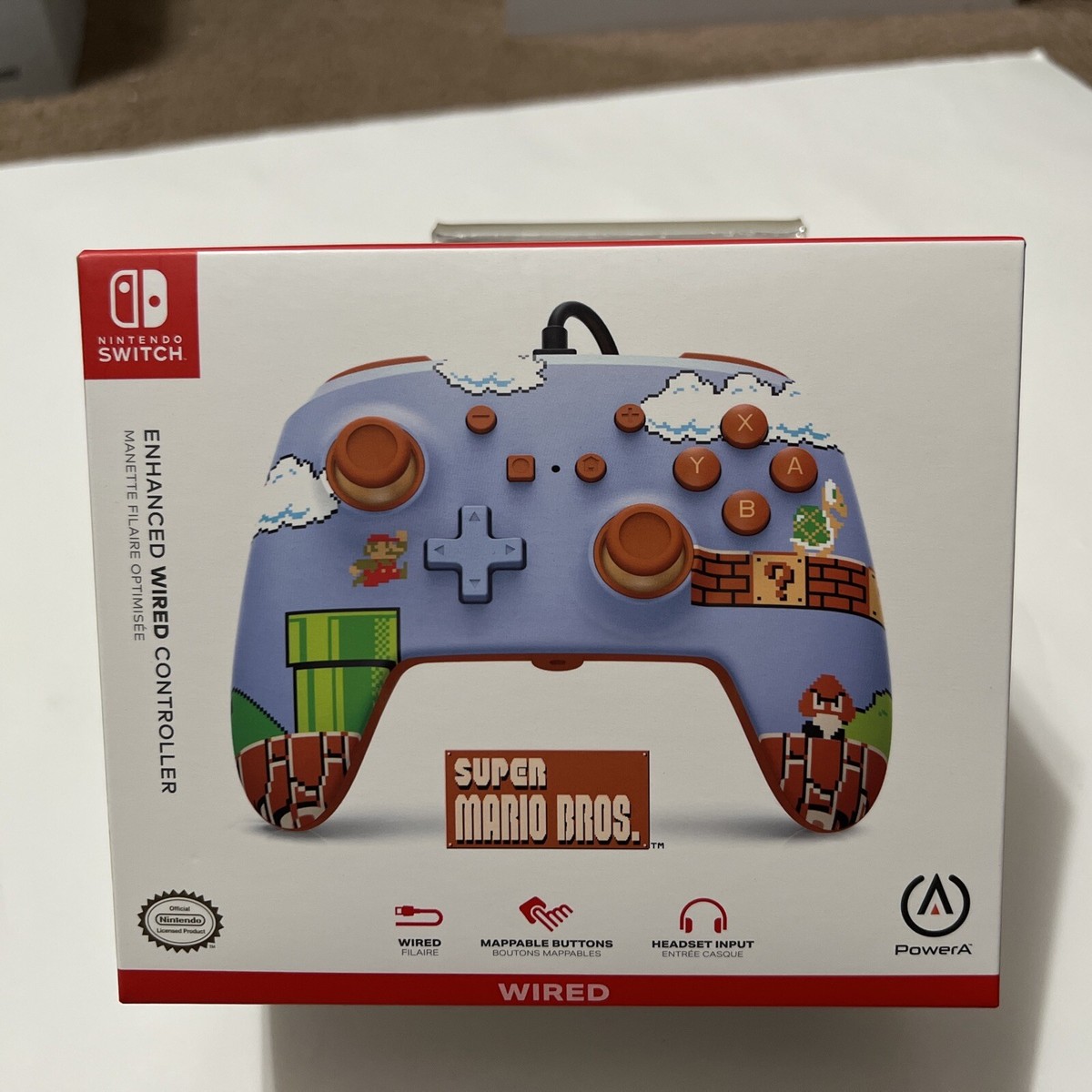Official Wired Controller for Nintendo Switch - Super Mario