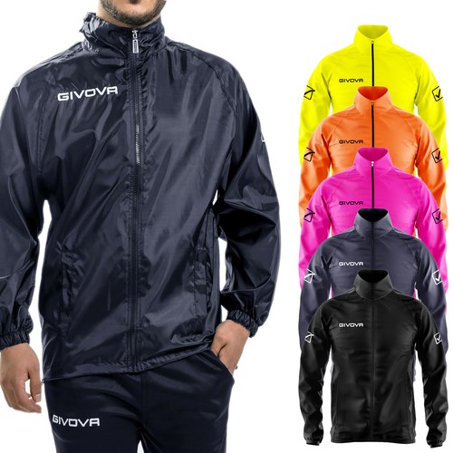 Giubbotto Uomo Donna Givova Rain Giacca Unisex K way AntiPioggia Vento  Running | eBay
