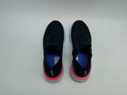 Nike Epic React Flyknit 2 (GS) Youth's Size 6.5Y Running Shoes Black Sapphire - Picture 4 of 12