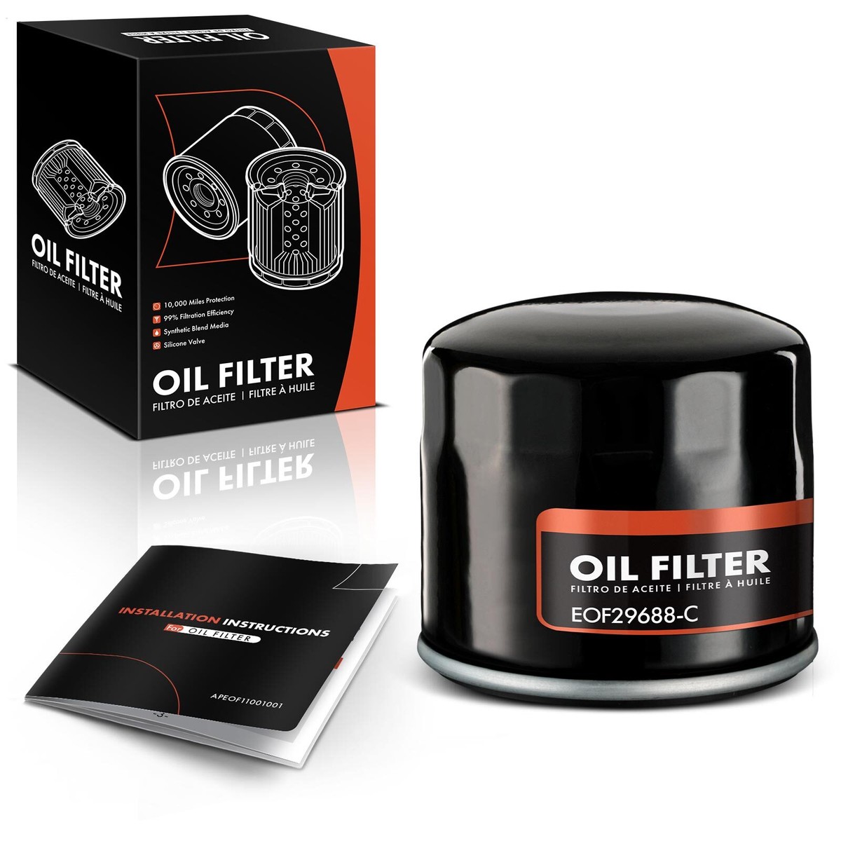 Engine Oil Filter for Honda Accord Hyundai Sonata Kia Forte Koup 
