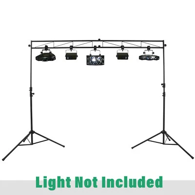 8 Feet Portable Mobile DJ Truss Kit W/ Lighting Stand Truss Package Dual Tripod