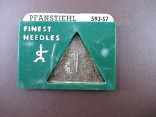 PFANSTIEHL SYNTHETIC SAPPHIRE NEEDLE, 593-S7, PHILIPS GP311, New (JB)