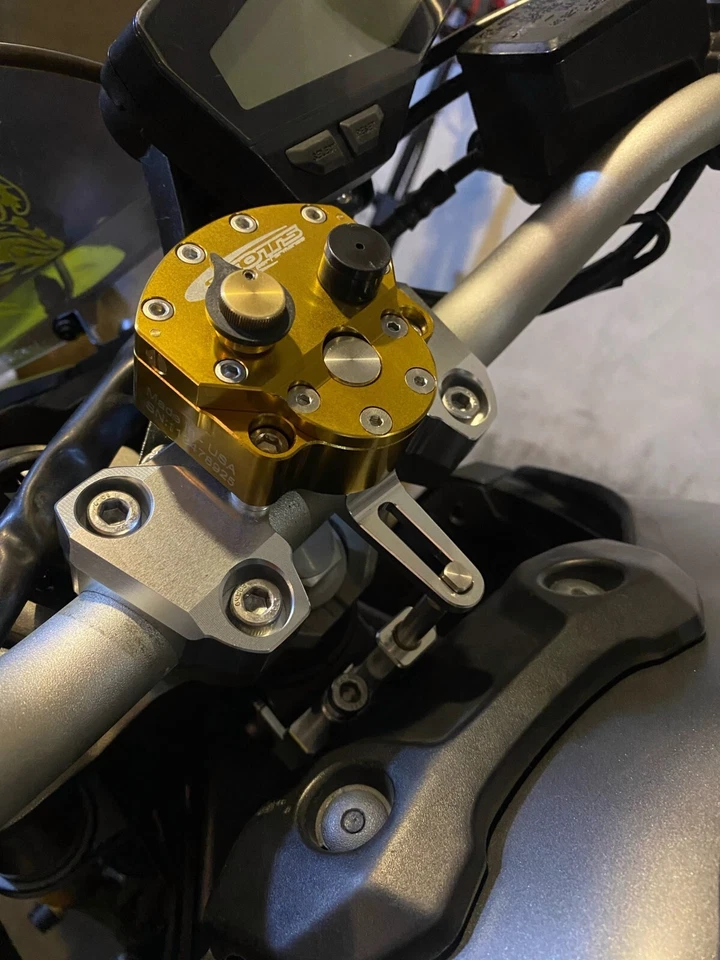 Amortiguador de dirección ajustable CNC control de seguridad para YAMAHA FZ-09 MT-09 Foto 4 de 4