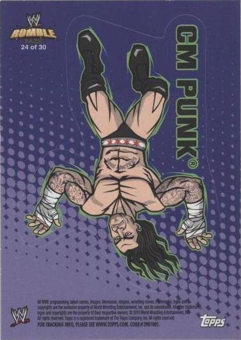 2010 Topps Rumble Pack - CM Punk #24 - 1 of 1