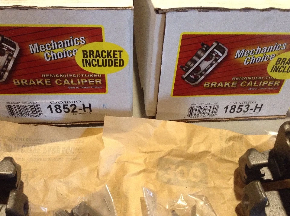 CAMBRO SEMI-LOADED REAR BRAKE CALIPERS & BRACKET LEXUS ES 300 TOYOTA CAMRY 00-07 - Image 4 of 4