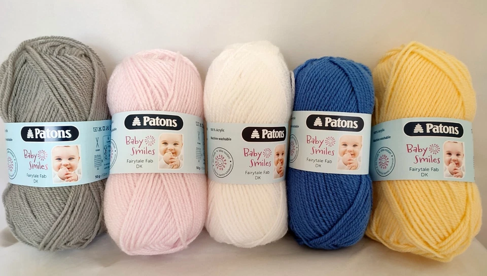 Patons Baby Smiles Fairytale Fab DK x 50g ~ Various Colours ~ Baby yarn
