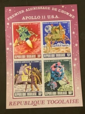 Togo Scott #C108a never hinged imperforate