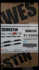 NOS Westin Pro Traxx 6" STAINLESS Oval Step Bars 09-14 Ford F-150 SuperCrew Cab