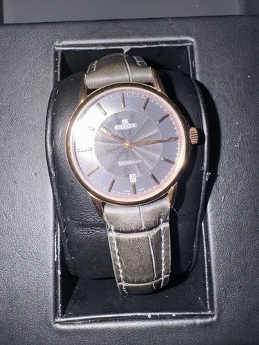 Orologio al quarzo da donna EDOX Les Vauberts 57001-37R-AIR PREZZO CONSIGLIATO £440 - Foto 16 di 17