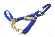 BMB Brand Blue Nylon Cow/Heifer Control Halter in Medium 44117