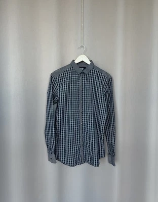 Dolce Gabbana Checked Button Shirt Mens Size 52 or M/L Slim Fit Long Sleeve - Image 1 of 4