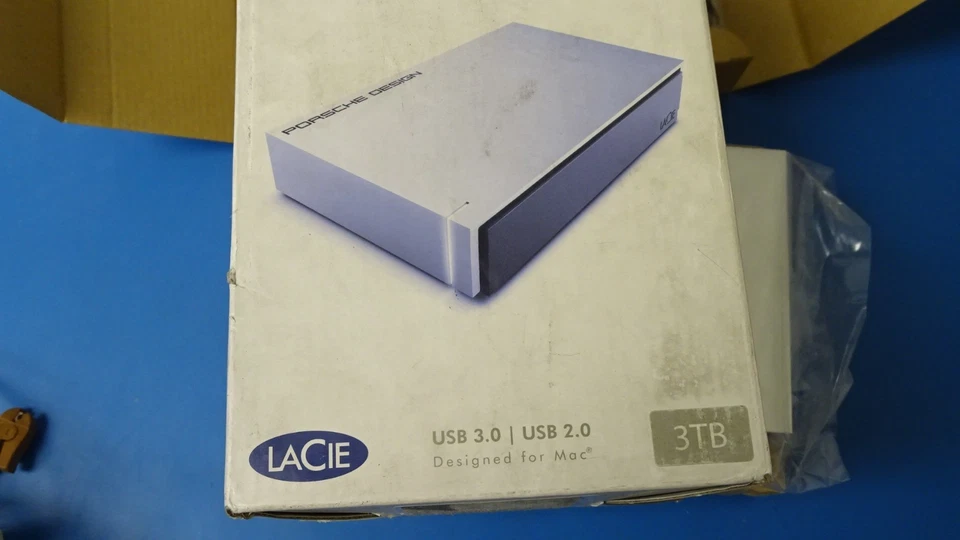 LaCie 3TB, Porsche Design External Desktop Drive, USB 3.0, BNIB - Image 3 of 4