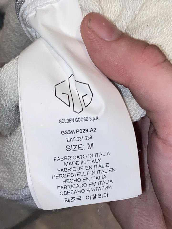 Sudadera con Capucha Estampado Gráfico Golden Goose Distressed M GGDB Italia Foto 4 de 4