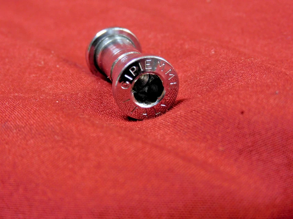 Excelente Perno Carpeta Asiento Cromo Gipiemme Vintage 8 x 19 mm Foto 2 de 4