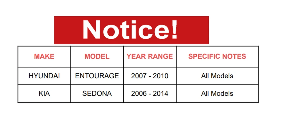 Conjunto de cojinete de cubo de rueda delantera de 2 piezas para Hyundai Entourage 2007 2008 2009 2010 Foto 2 de 4