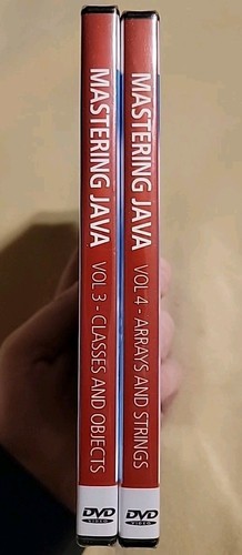 NEW Mastering Java Volume 3 & Vol 4 DVD LOT Video Training Classes Objects Array - Picture 3 of 5