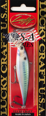 LUCKY CRAFT POINTER 78SP 3/8OZ PT78SP-425 LIVE THREADFIN SHAD C4114