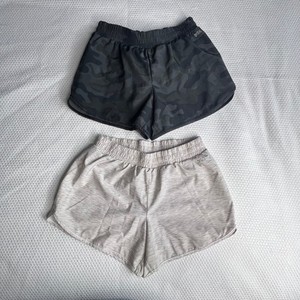 DSG Kids Athletic Shorts Set Sz L 14 Black Camo & Gray Heather Moisture Wicking
