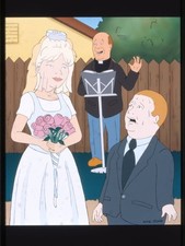 King of the Hill Animation Original 35mm Transparency Luanne Bobby Hill Wedding