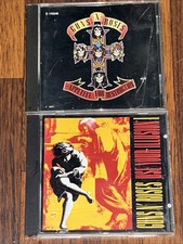 Guns N Roses 2 CD Lot Appetite For Destruction Use Your Illusion 1