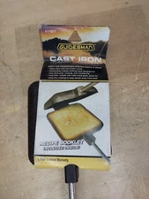  Solid Cast Pie Iron Square Pudgy Pie Maker Mountain Pie Camp Fire Cooker