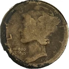 1919 Mercury Silver Dime