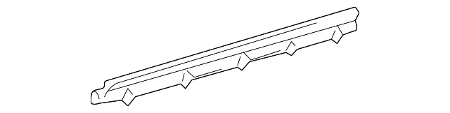 Restripa de clima genuina para ventana de puerta lateral GM 15757529 Foto 2 de 3
