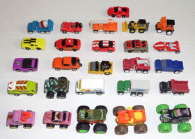 Mixed Lot Galoob Micro Machines Mattel Driven Hasbro Tiny Cars Monster Trucks