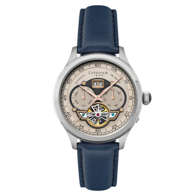 Thomas Earnshaw Baron Stainless Steel 43mm Automatic Wristwatch ES-8187-04
