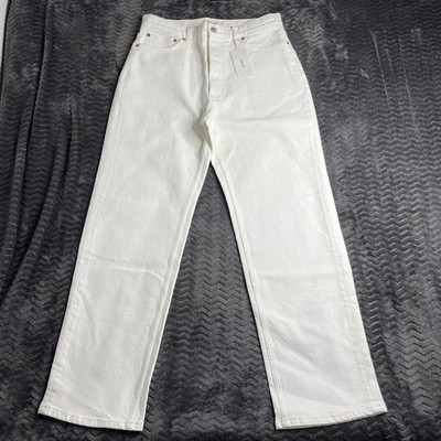 Buck Mason Whicker Stretch Ridge Twill Rider Jean Womens Size 30 Natural NWT