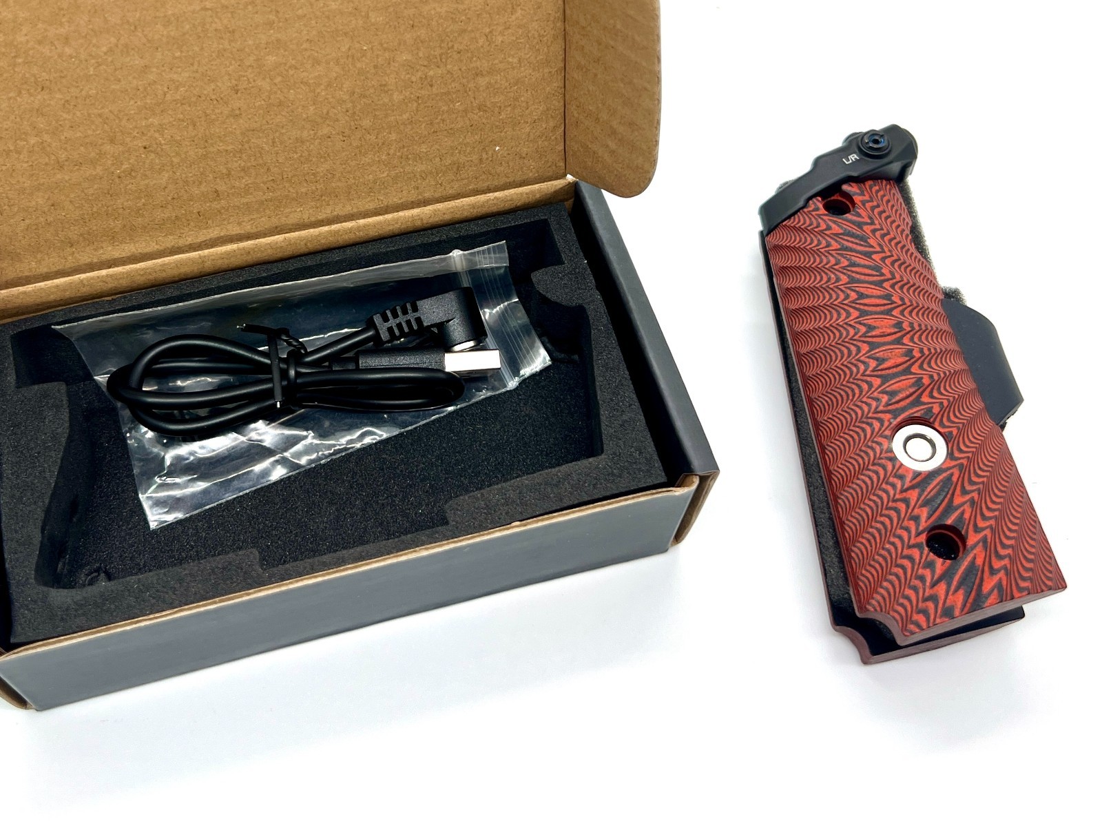 Vigilance Innovations 1911 Green Laser Sight Grip Full Size with Ambi Safety Cut