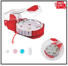 Pill Cutter for Small or Large Pills, Medicine Slicer with Self-Retracting Blade