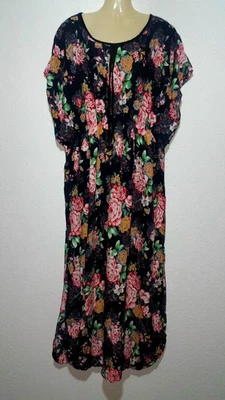 Maxikleid Strandkleid Sommerkleid Kaftan Boho Goa Hippie Takshita Kimono Indisch - Bild 1 von 2