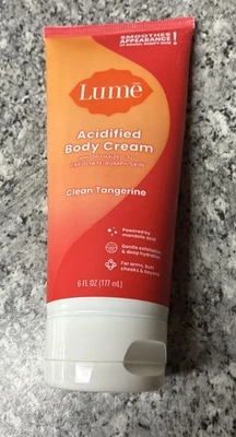 Lume Acidified Body Cream Clean Tangerine 6oz 177ml Peeling Body Lotion - Bild 1 von 3