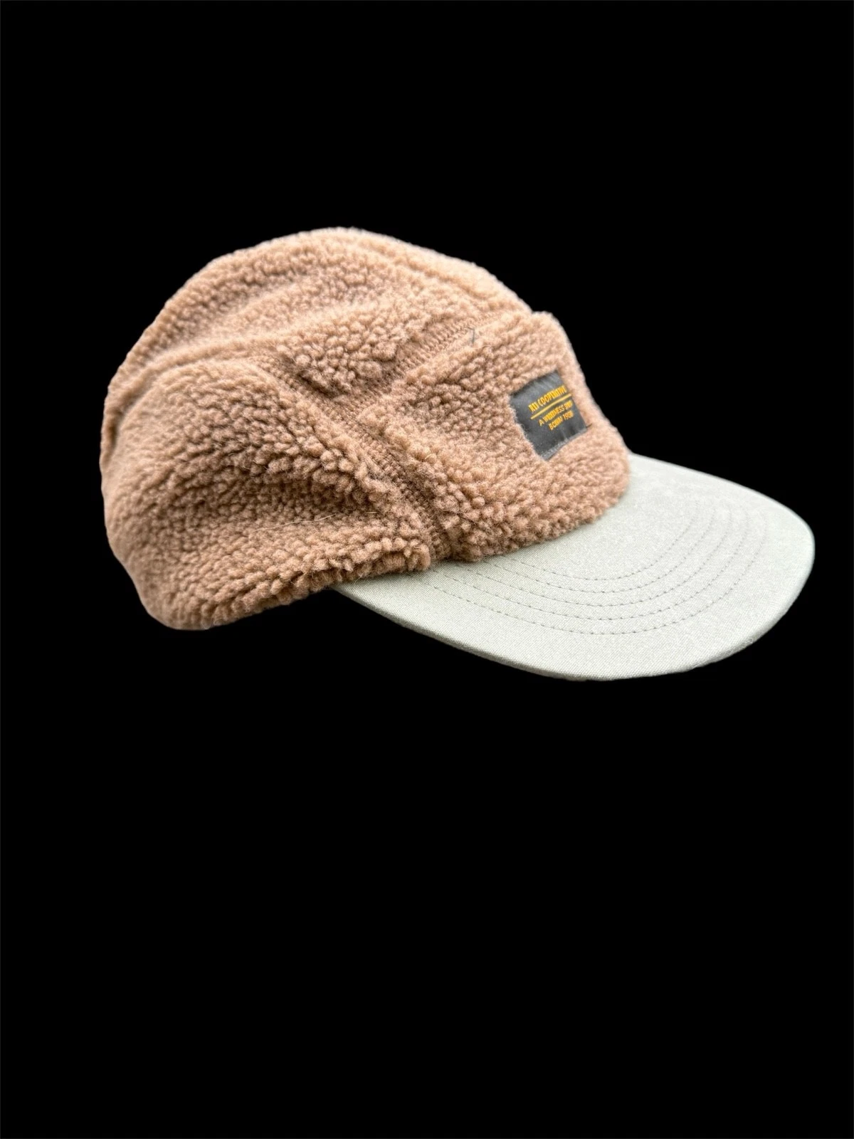 REI Co-Op Norwell Sherpa Cap OSFA One Size Brown Deep Pile Fleece Running Hat