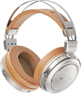 FiiO/JadeAudio JT1 Professional Studio Headphones 50mm Diaphragms w/Mic (Gold)