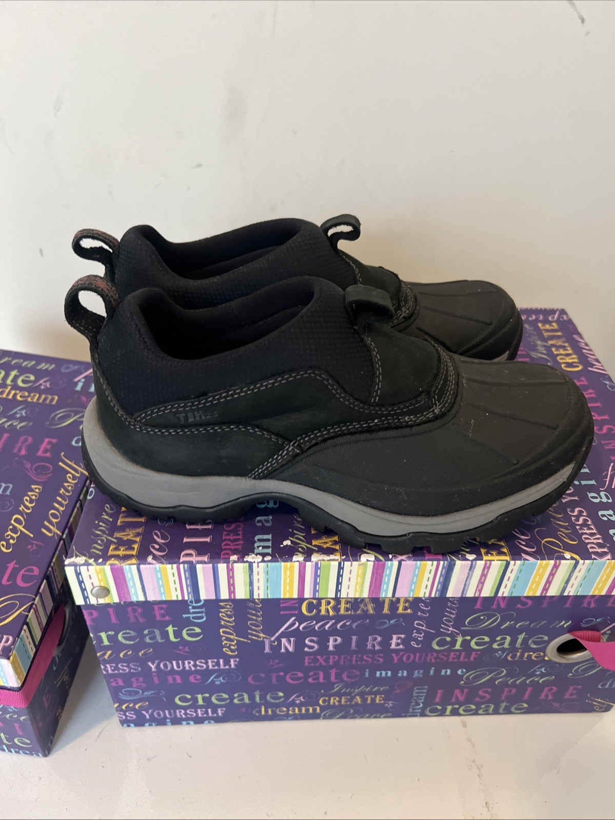 L.L. Bean tek 2.5 storm chaser slip on waterproof boots Women’s US Size 7 M
