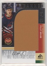 2020 SP Game Used 2019 NHL Heritage Classic Banner Year Relics Bryan Little 4s3